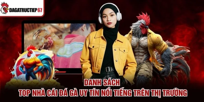 Danh sách top nhà cái đá gà uy tín nổi tiếng trên thị trường